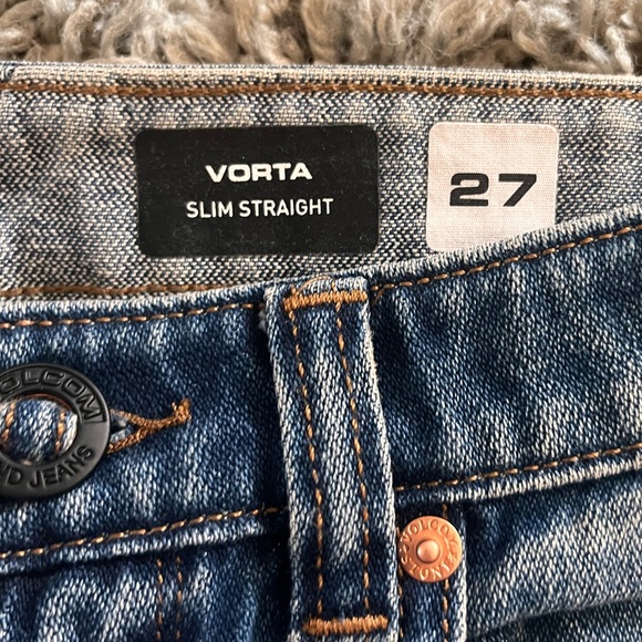 Volcom Youth Vorta Slim Straight Sz 27/14 Jeans - Picture 4 of 5